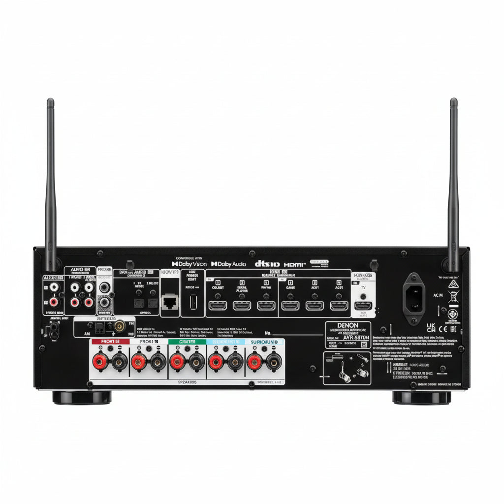 Receiver A/V 5.2 8K WiFi AVRS670HBK Denon