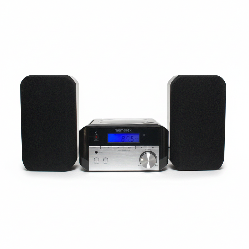 Microcomponente Memorex MX-MCD200 CD-Player, Bluetooth, AM/FM