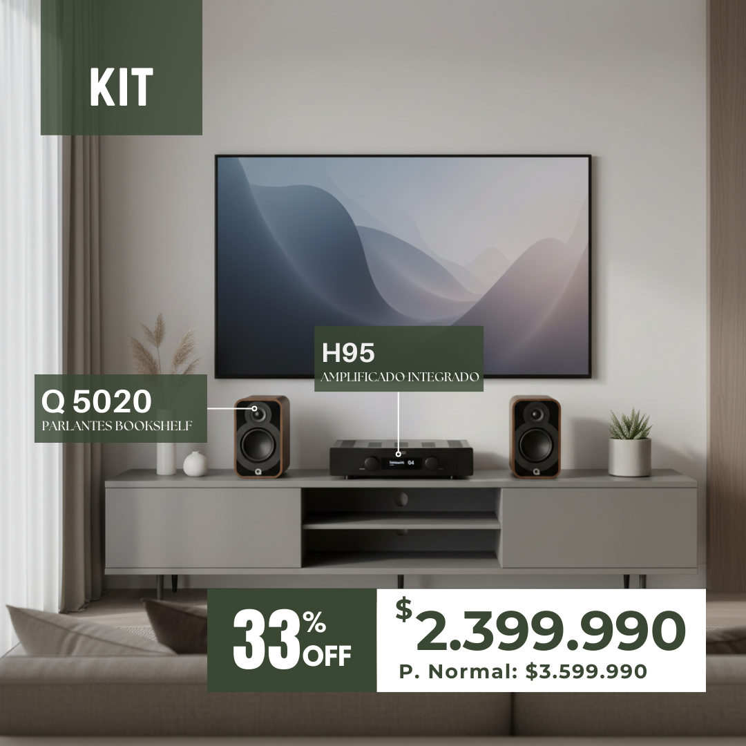KIT Hegel Amplificador integrado H95 + Q Acoustics Parlantes Bookshelf Q 5020