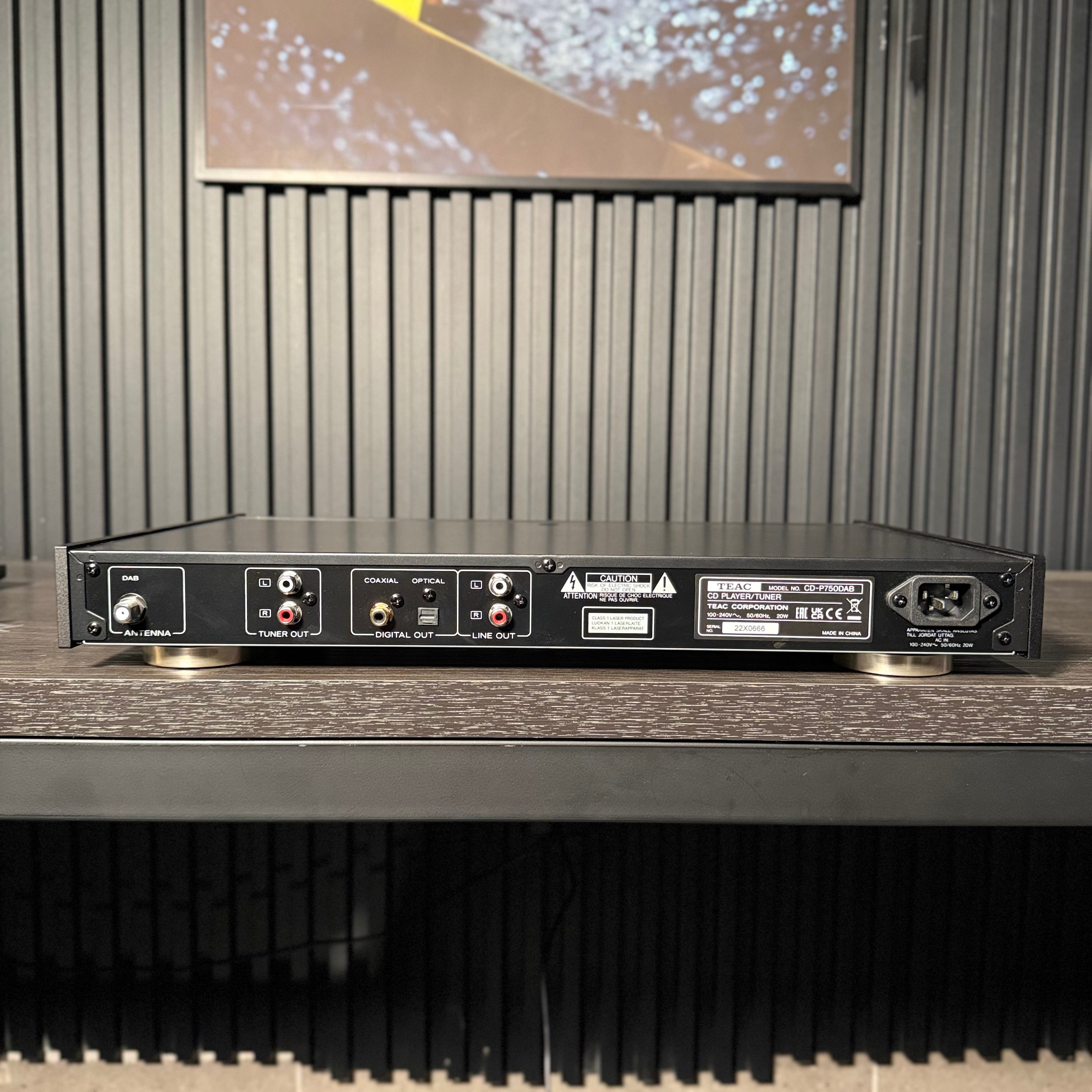 CD Player y Sintonizador DAB+/FM CD-P750DAB TEAC (CONSIGNACIÓN)