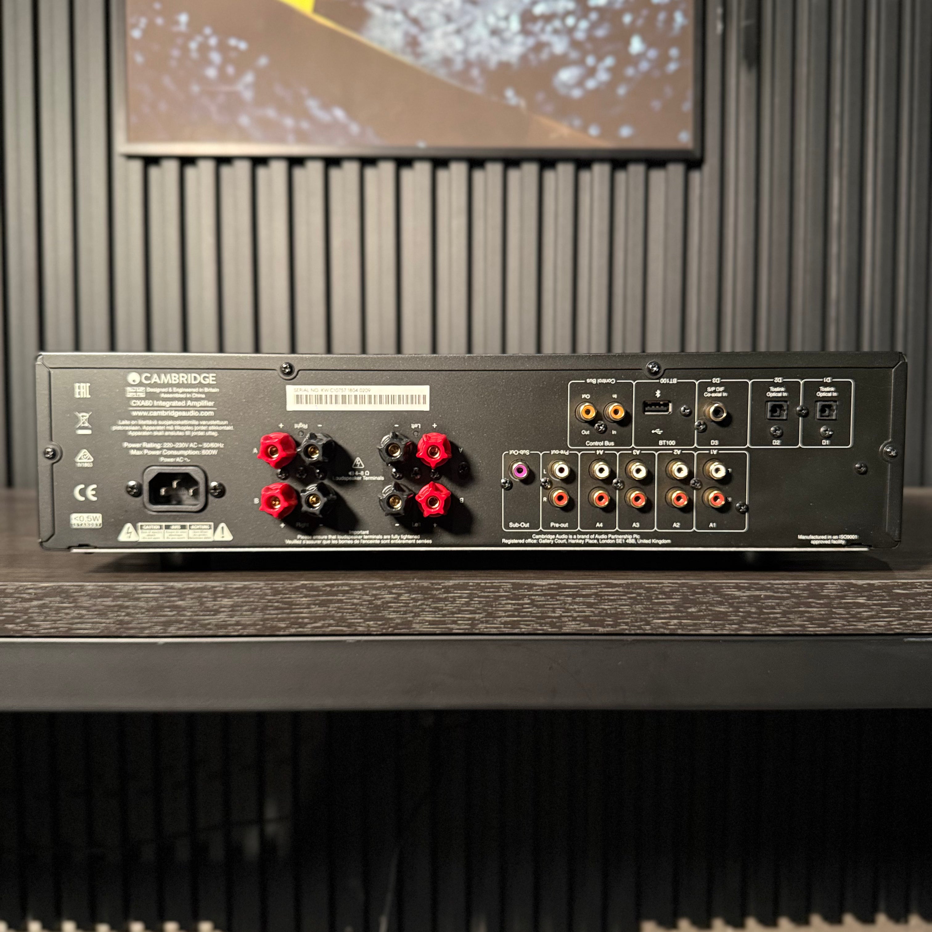 Cambridge Audio Amplificador Integrado CXA60 (CONSIGNACIÓN)