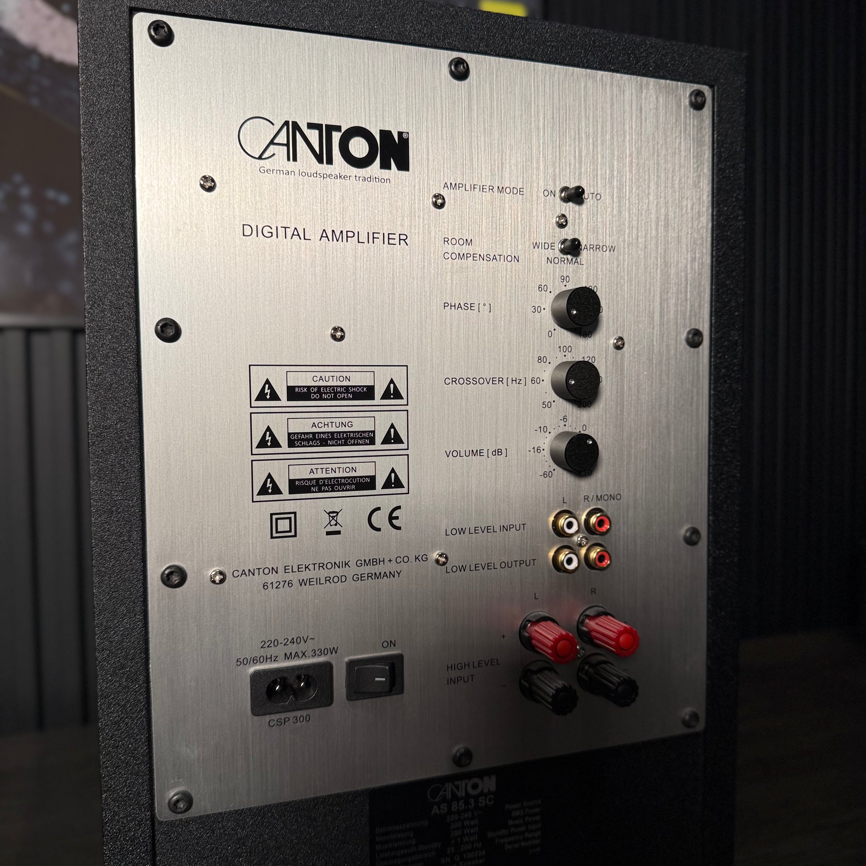 Canton Subwoofer AS 85.3 SC (SUB 200) (CONSIGNACIÓN)