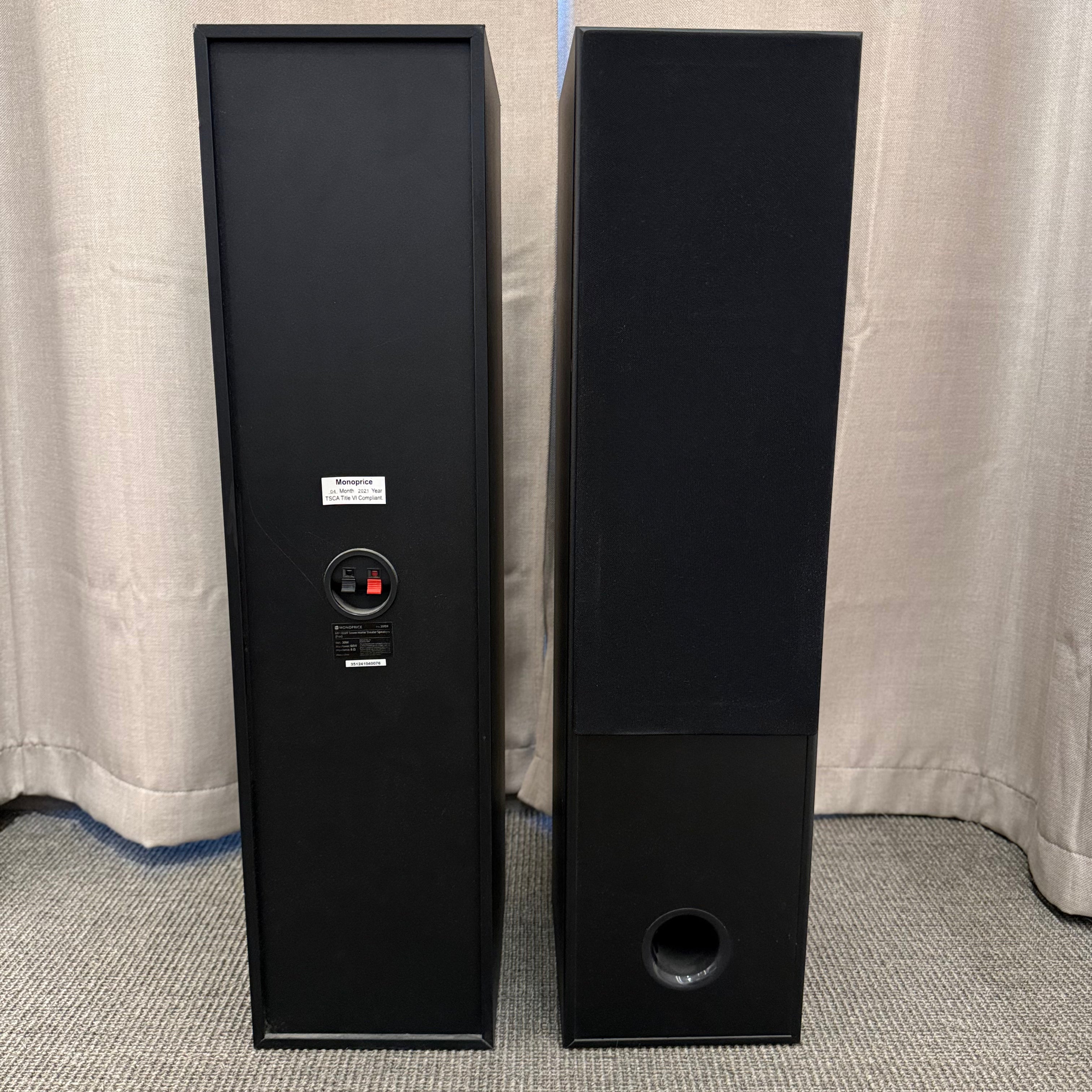 Monoprice Parlantes Columnas MPT65RT  (par) (CONSIGNACIÓN)