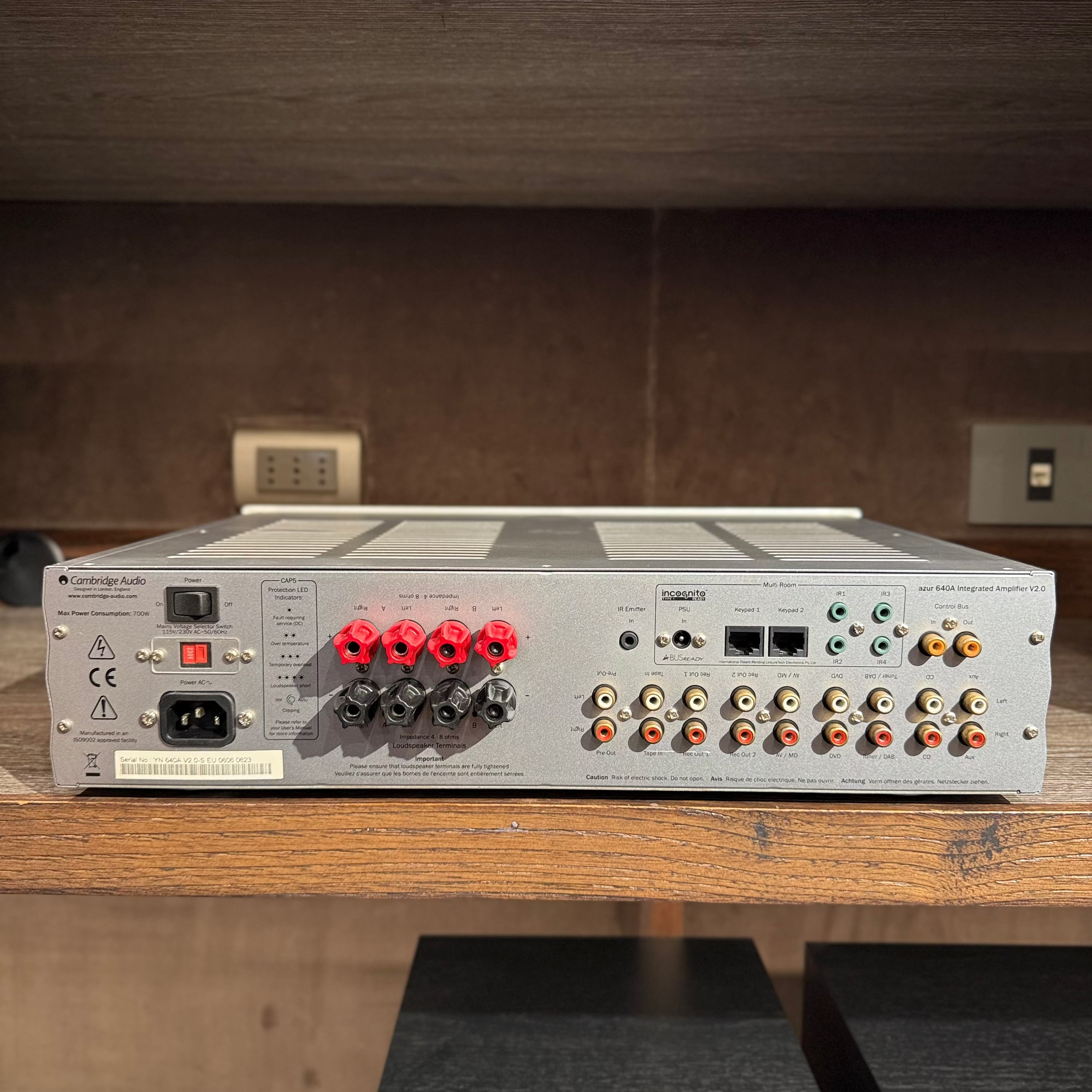 Cambridge Audio Amplificador Integrado Azur 640A (USADO)