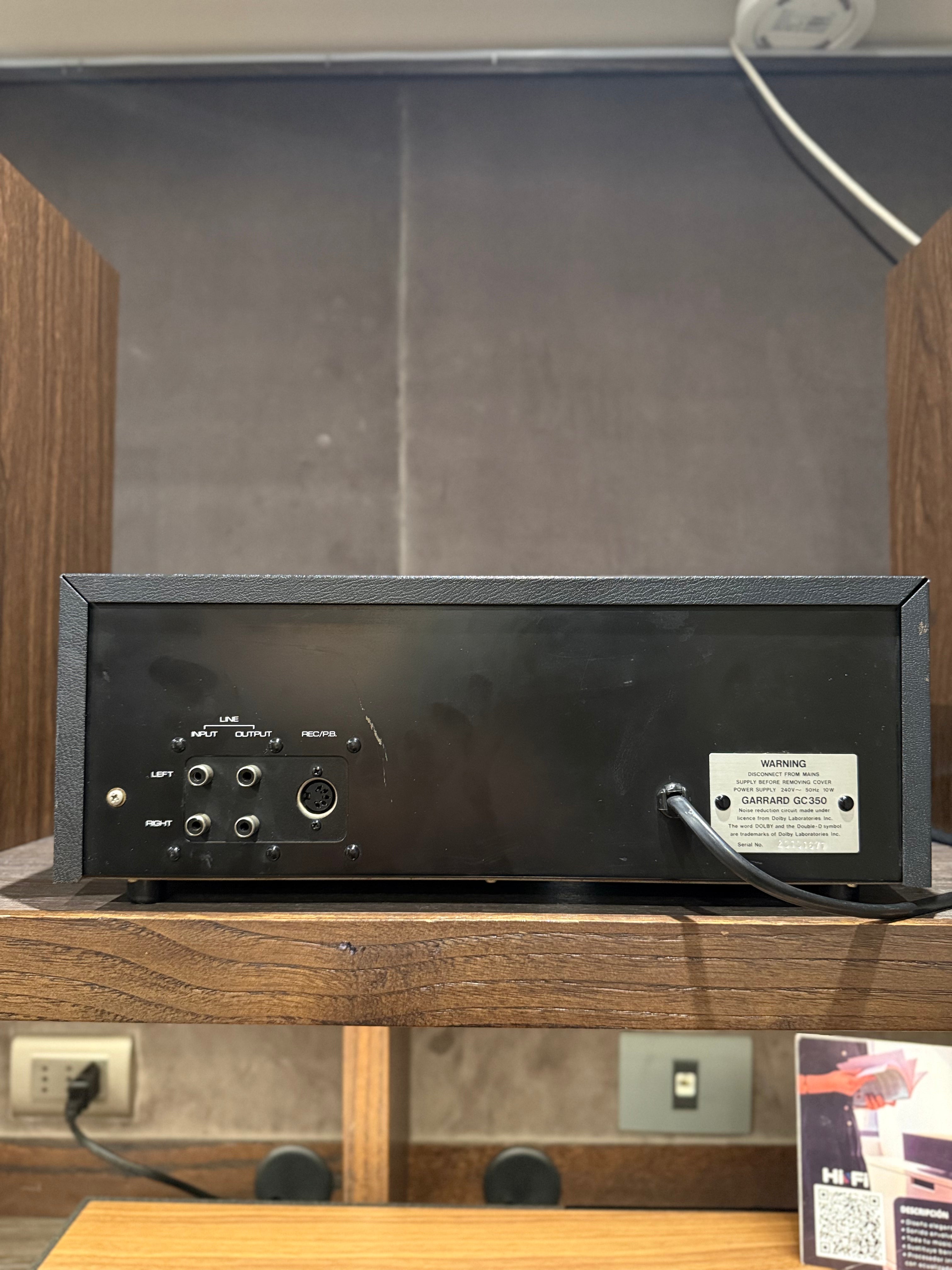 Stereo Cassette Deck Garrard GC350  – Reproductor y Grabador de Cassette con Dolby (USADO)