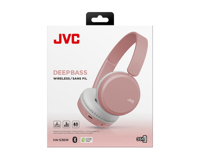 JVC Audífonos HA-S36W Bluetooth Multidispositivo