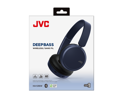 JVC Audífonos HA-S36W Bluetooth Multidispositivo