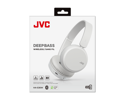 JVC Audífonos HA-S36W Bluetooth Multidispositivo