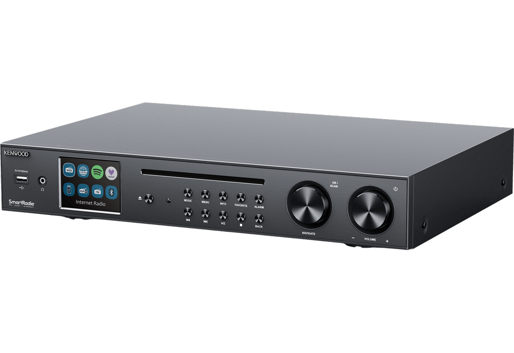 Kenwood Amplificador Integrado KR-W8000SCD-B Receptor Hi-Fi con CD y Streaming SMART