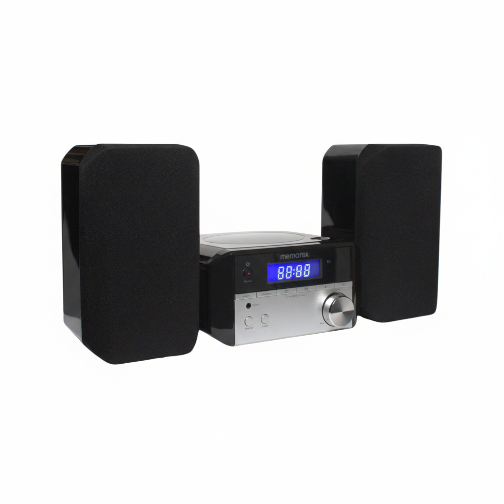 (Usados) Microcomponente Memorex MX-MCD200 CD-Player, Bluetooth, AM/FM