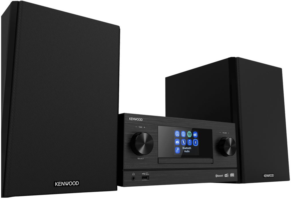 Microcomponente Kenwood M-9000S-B Wi-Fi, Bluetooth, CD, USB