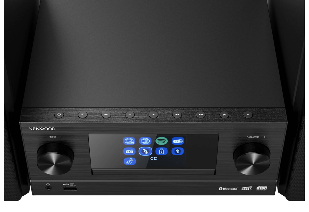 Microcomponente Kenwood M-9000S-B Wi-Fi, Bluetooth, CD, USB