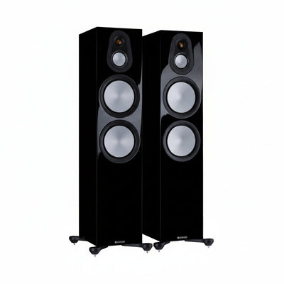 Parlantes Columnas Silver 500 Monitor Audio Black Gloss