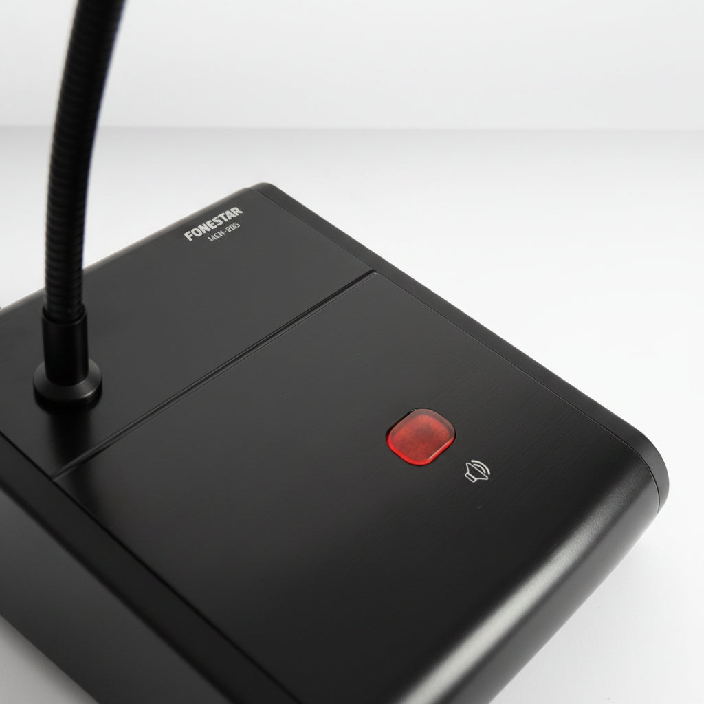 Microfono de mesa con condensador Fonestar MCH-205 para megafonía