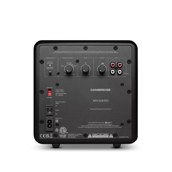 Cambridge Audio Subwoofer Activo Compacto MSX Sub 200