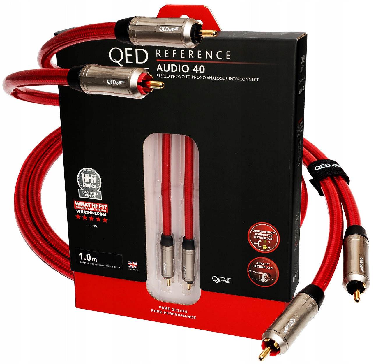 QED Reference Audio 40 RCAケーブル QED Signature Audio40 RCA