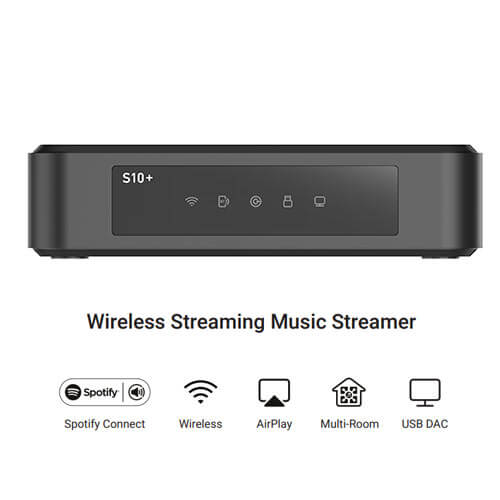 Arylic S10+ Network Player compacto Wifi, Bluetooth, UPNP, USB, Airplay, DLNA, NAS