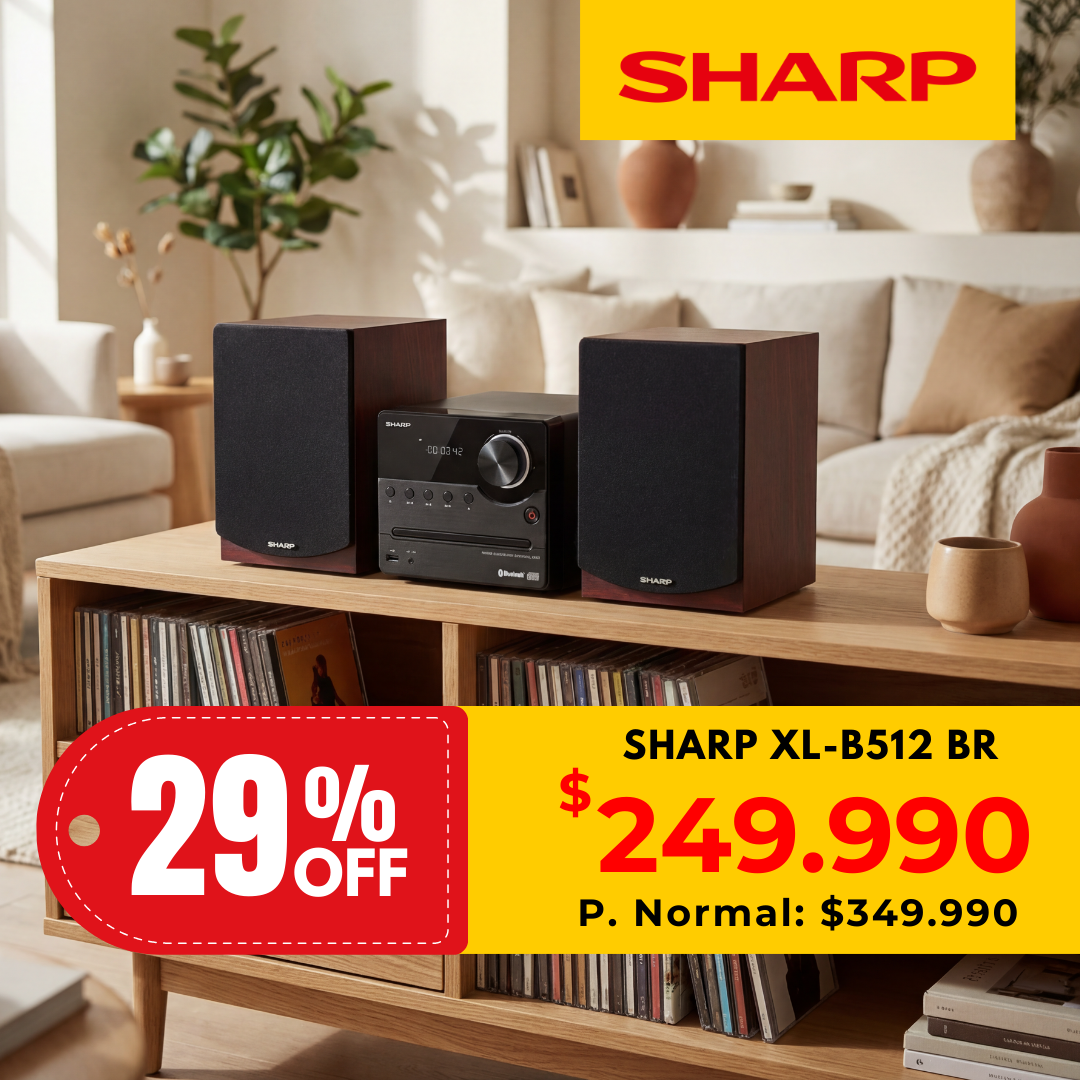 Microcomponente Sharp XL-B512 CD-Player USB Bluetooth Radio FM