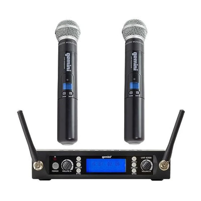 Gemini UHF-6200M Sistema Inalambrico de Mano Dual