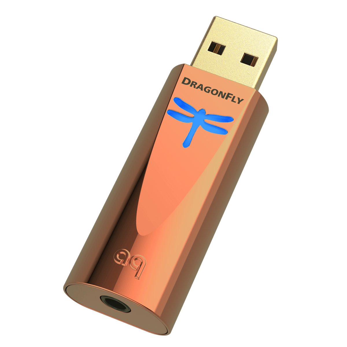 AudioQuest DragonFly Copper DAC USB con libélula LED azul