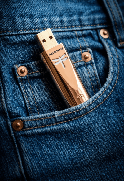 AudioQuest DragonFly Copper DAC USB portátil en bolsillo