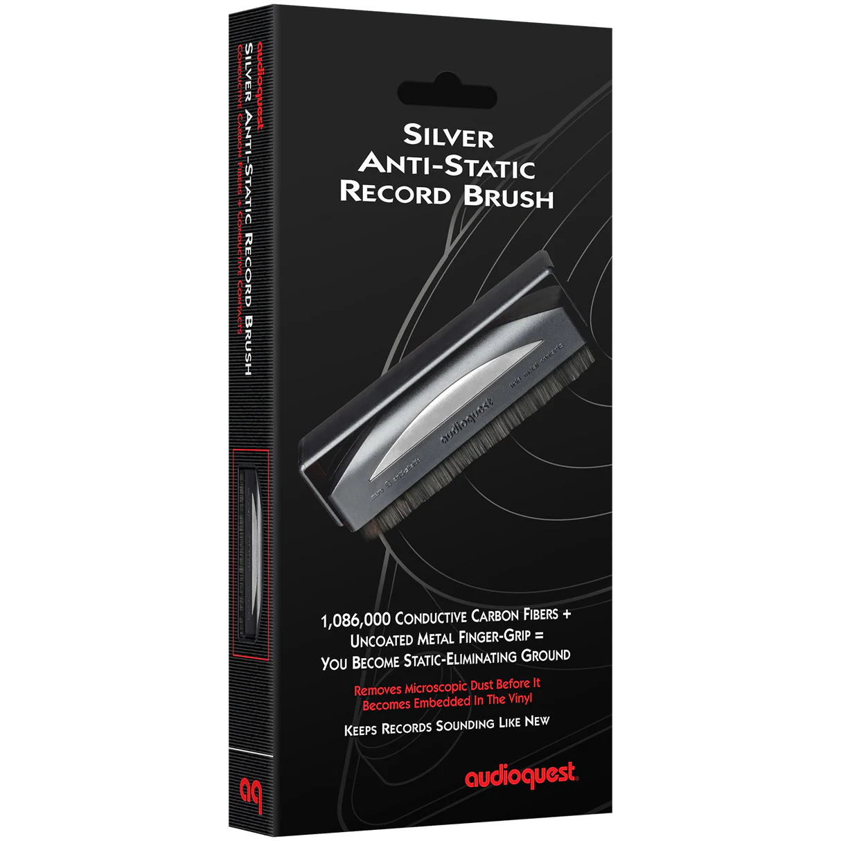 Cepillo Anti-Estático de Plata para Discos Audioquest
