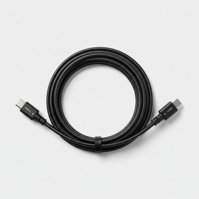 Cable AudioQuest Carbon - ambos conectores visibles