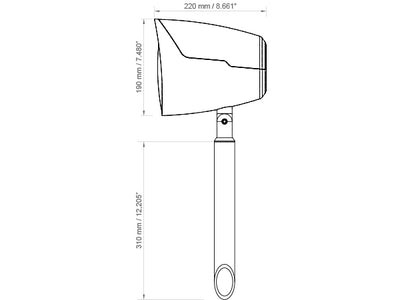 Parlante de Exterior Climate Garden CLG160 Unidad Monitor Audio