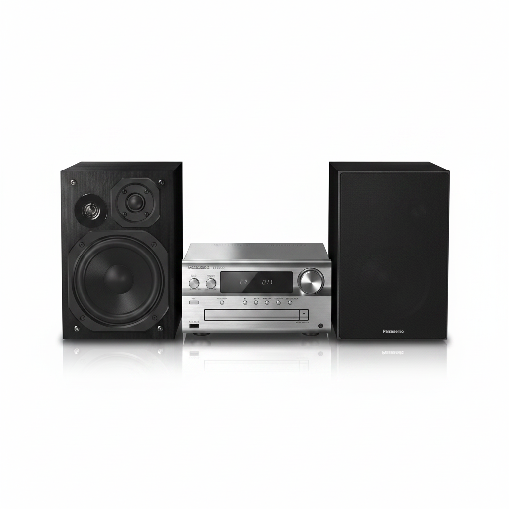 Panasonic Microcomponente SC-PMX94EG-S 120W RMS Bluetooth CD Radio DAB+ USB