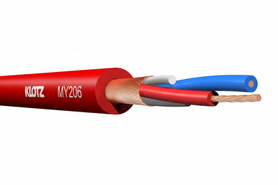Klotz Cable Microfono MY206RT M1 Rojo (por metro)