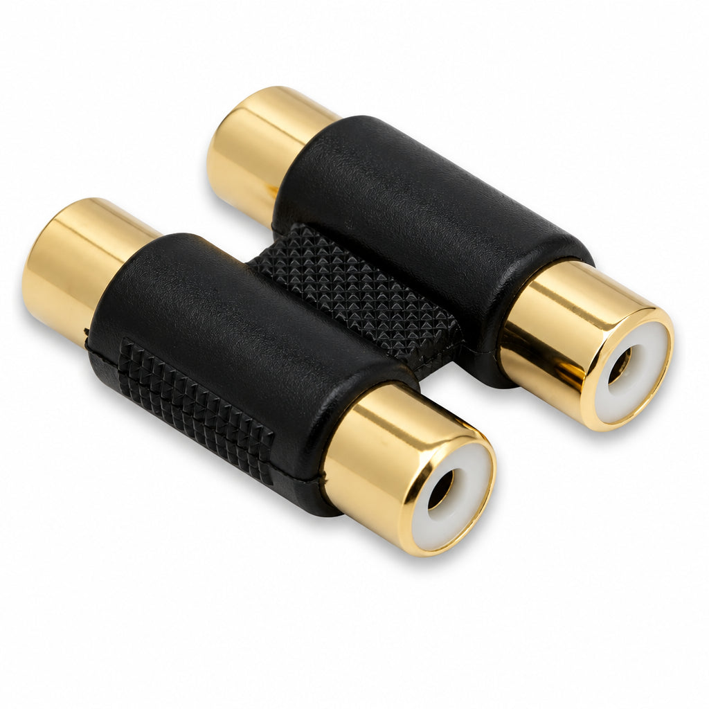 Adaptador QED Connect RCA-RCA HEMBRA (F-F)