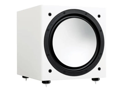 Subwoofer Silver W12 6G Monitor Audio Blanco Lacado Subwooder