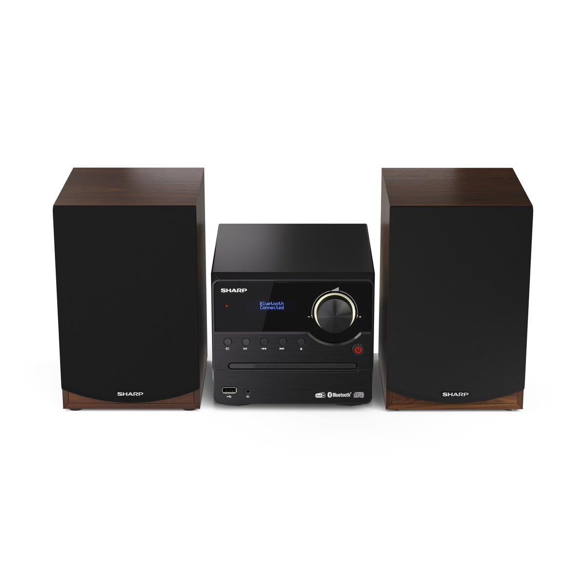 Microcomponente Sharp XL-B517D - vista frontal