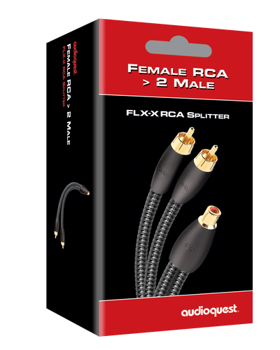 Convertidor FLX-X RCA (Hembra - 2 Macho)